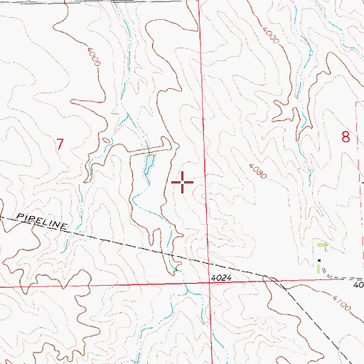 Topographic Map of Camp Lake, NE