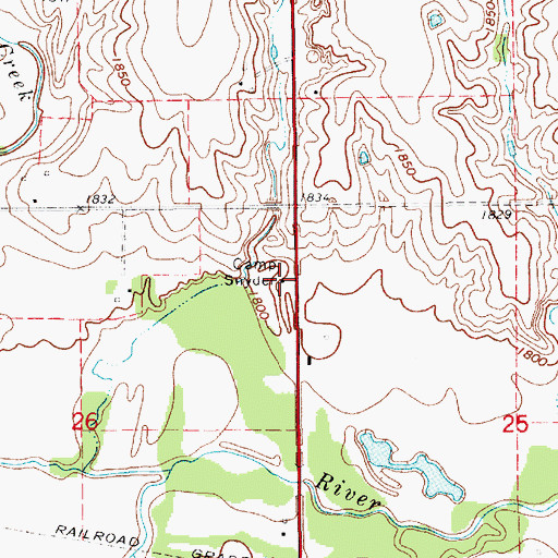 Topographic Map of Camp Snyder, NE