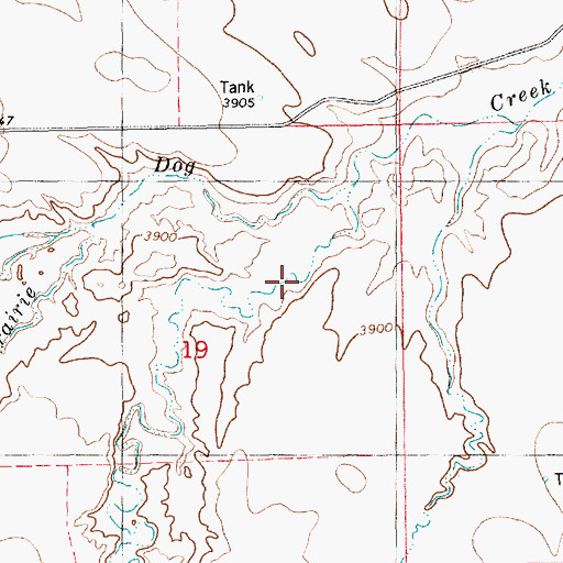 Topographic Map of Cedar Creek, NE