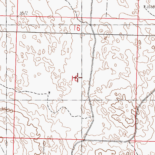 Topographic Map of Center Valley School, NE