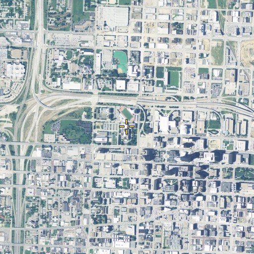 Aerial/Satellite Image of Central High School, NE