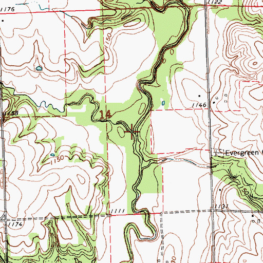 Topographic Map of Chatawa Creek, NE