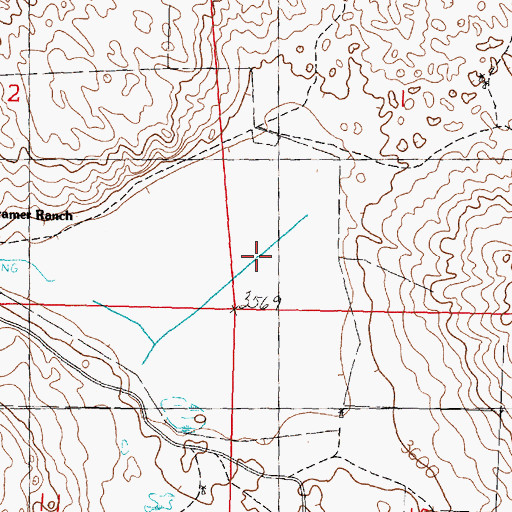 Topographic Map of Cheyenne Lake, NE