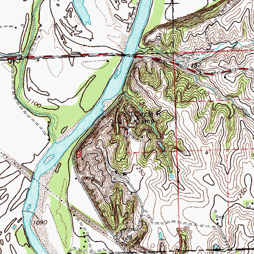 Topographic Map of Circle R Camp, NE