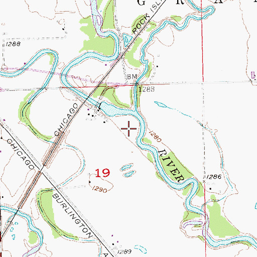 Topographic Map of Clatonia Creek, NE