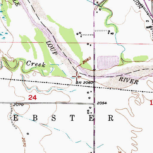 Topographic Map of Cob Creek, NE
