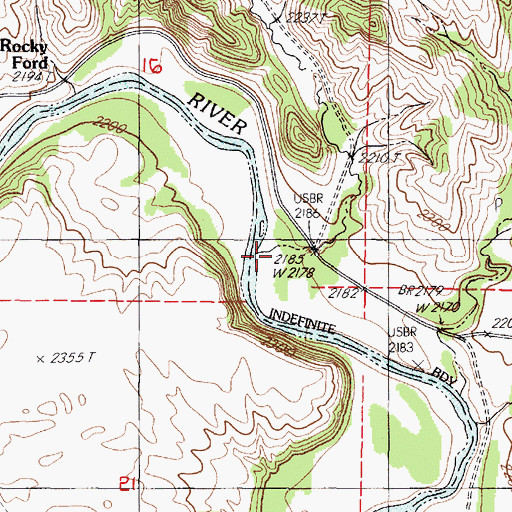 Topographic Map of Coleman Creek, NE
