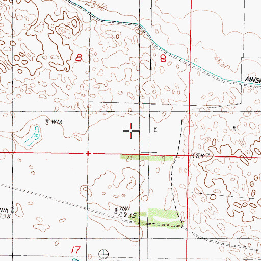 Topographic Map of Coleman Pond, NE
