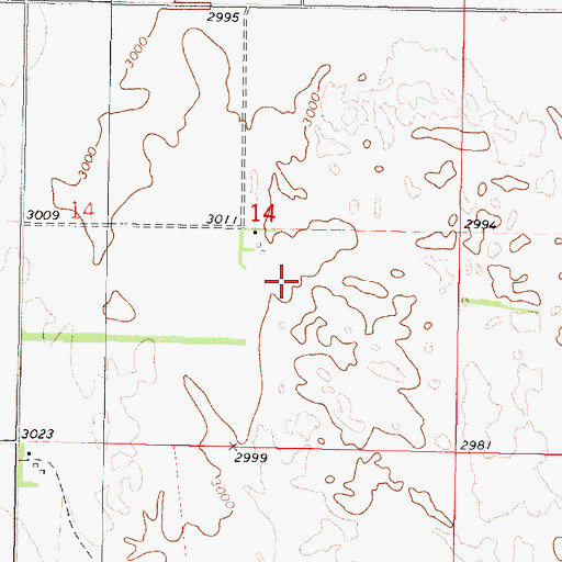 Topographic Map of Collier Ranch, NE
