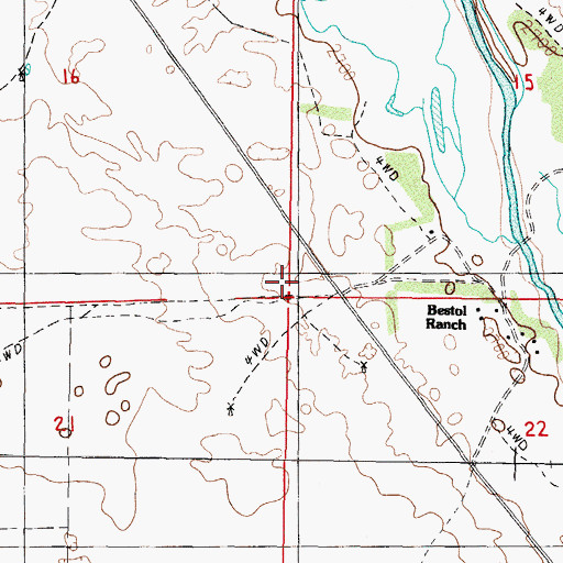 Topographic Map of Compton School, NE