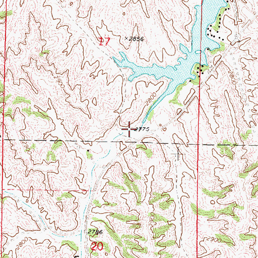 Topographic Map of Conroy Canyon, NE