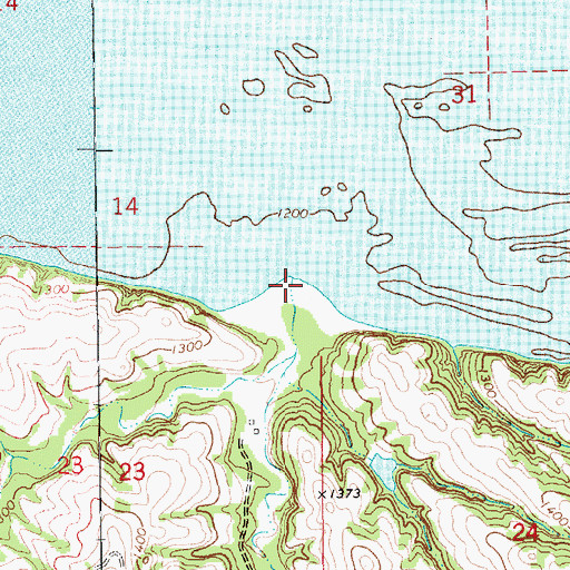 Topographic Map of Cook Creek, NE