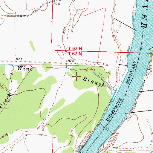 Topographic Map of Cottier Creek, NE