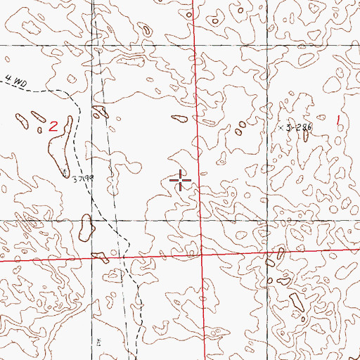 Topographic Map of Crescent Lake National Wildlife Refuge, NE
