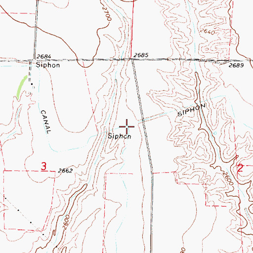 Topographic Map of Culbertson Extension Canal, NE