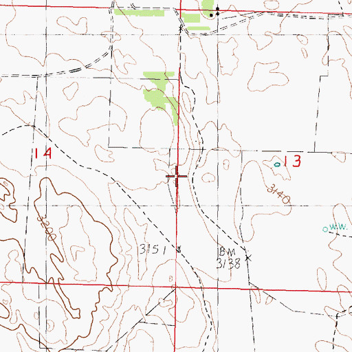 Topographic Map of Daggett School, NE