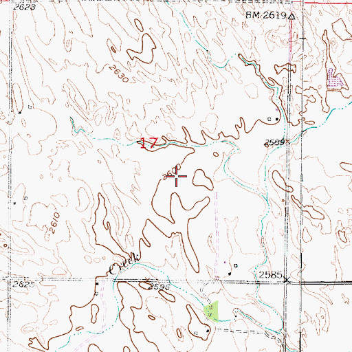 Topographic Map of Dale Valley, NE