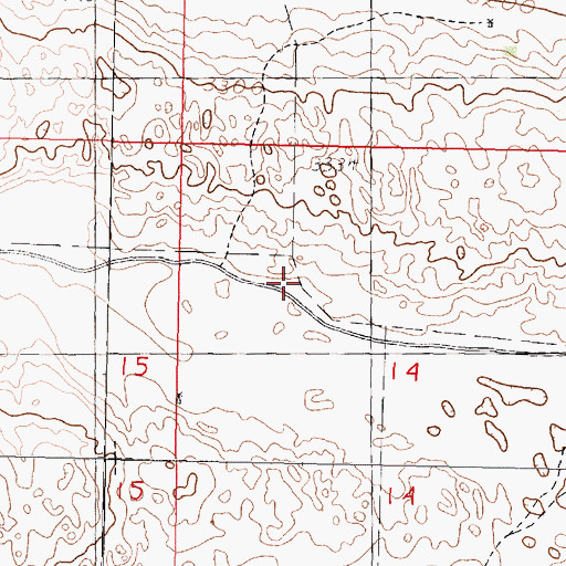 Topographic Map of Davis School, NE