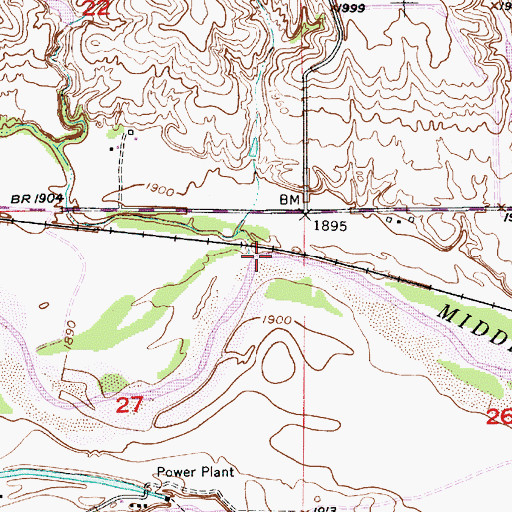 Topographic Map of Deer Creek, NE