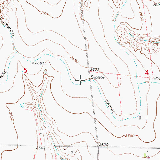 Topographic Map of Driftwood Canal, NE