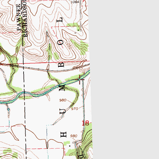 Topographic Map of Dry Branch, NE
