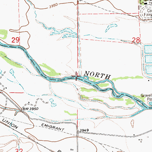 Topographic Map of Dry Spottedtail Creek, NE