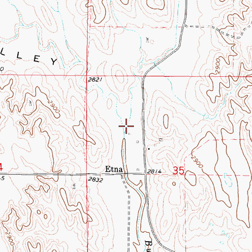 Topographic Map of East Buffalo Creek, NE