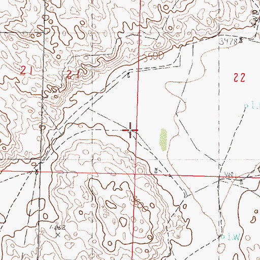 Topographic Map of Eclipse School, NE