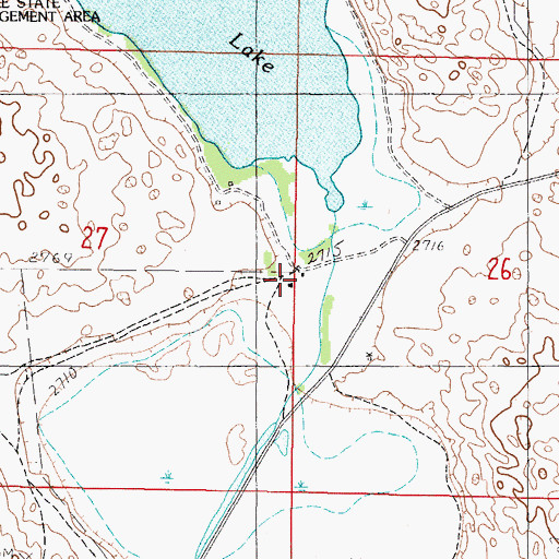 Topographic Map of Enders School, NE