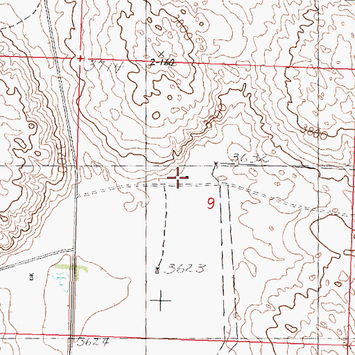 Topographic Map of Eymann Ranch, NE