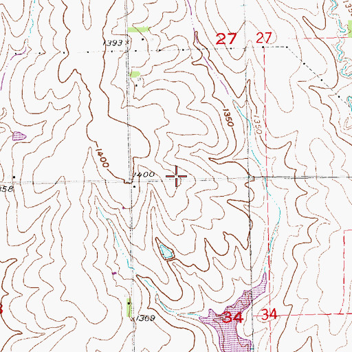 Topographic Map of Fairview School (historical), NE