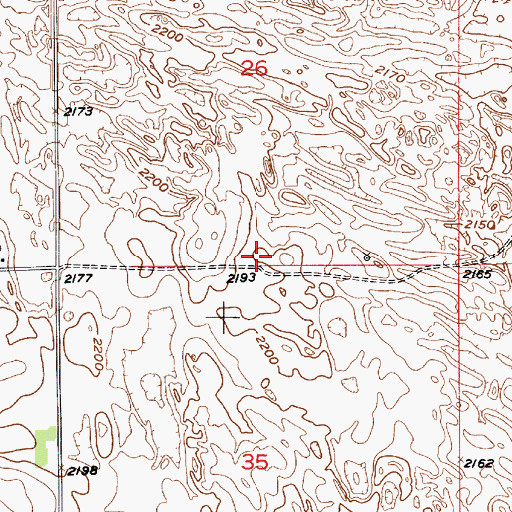 Topographic Map of Fairview School, NE