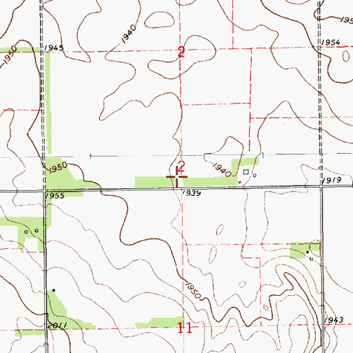 Topographic Map of Fairview School, NE