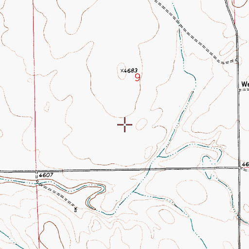 Topographic Map of Fort Laramie to Fort Robinson Trail, NE