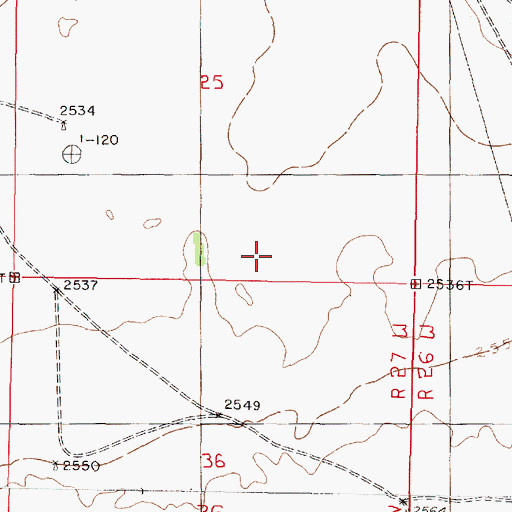 Topographic Map of Fort Niobrara National Wildlife Refuge, NE