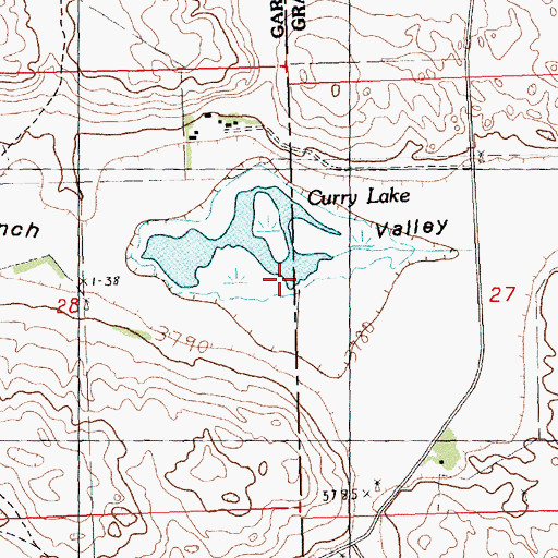 Topographic Map of French Valley, NE