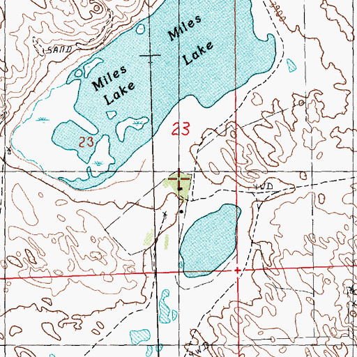 Topographic Map of G Peterson Ranch, NE