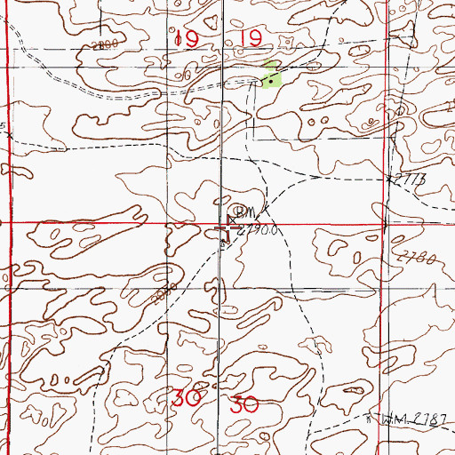 Topographic Map of Gallington School (historical), NE