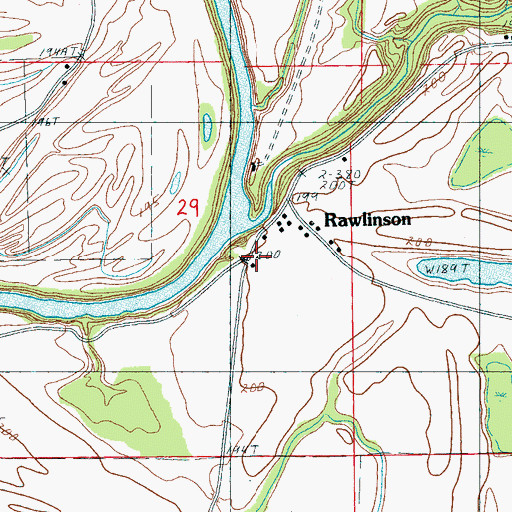 Topographic Map of Rollison Church (historical), AR