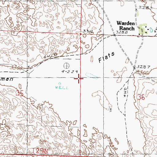 Topographic Map of German Flats, NE