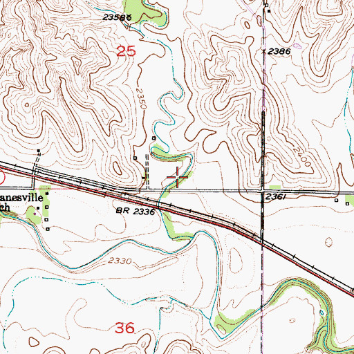 Topographic Map of Goose Valley, NE
