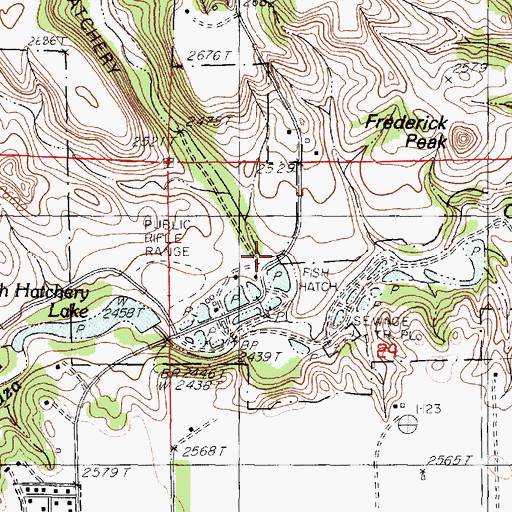 Topographic Map of Government Canyon, NE