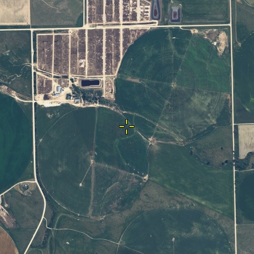 Aerial/Satellite Image of Hackberry Creek, NE