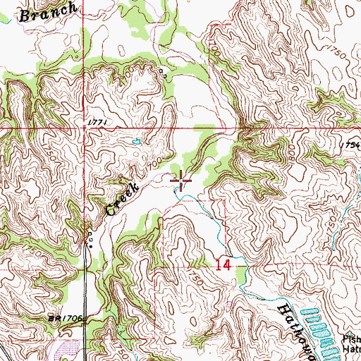 Topographic Map of Hathoway Slough, NE
