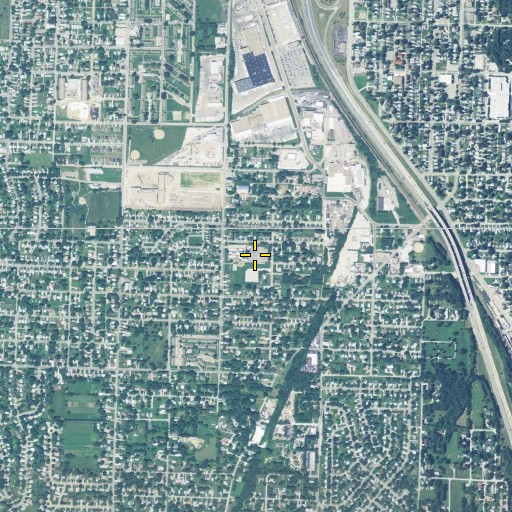 Aerial/Satellite Image of Highland Elementary School, NE