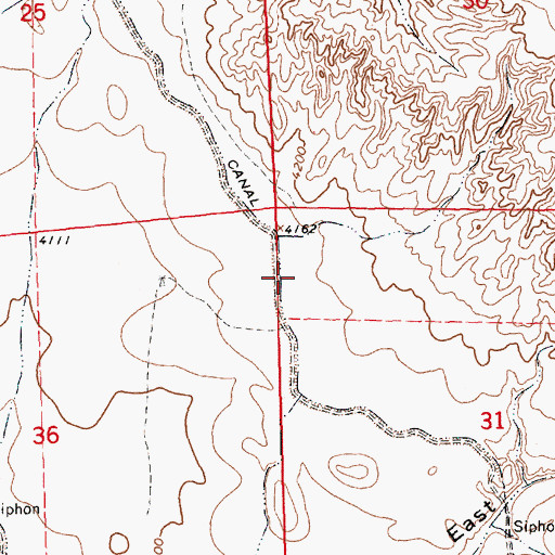 Topographic Map of High Line Canal, NE