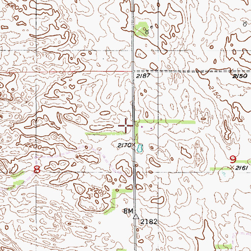 Topographic Map of Highway School, NE