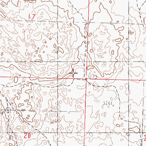 Topographic Map of Holloway Ranch, NE