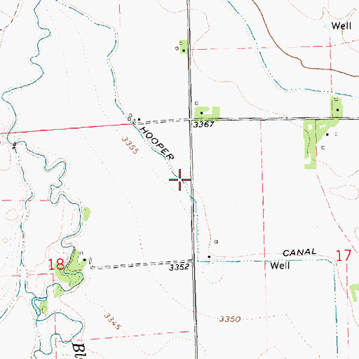 Topographic Map of Hooper Canal, NE