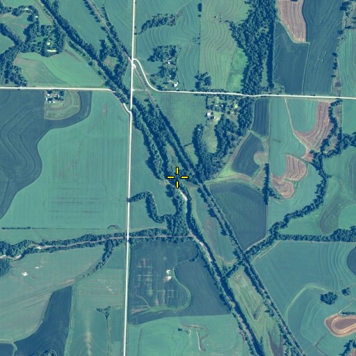 Aerial/Satellite Image of Hoosier Creek, NE